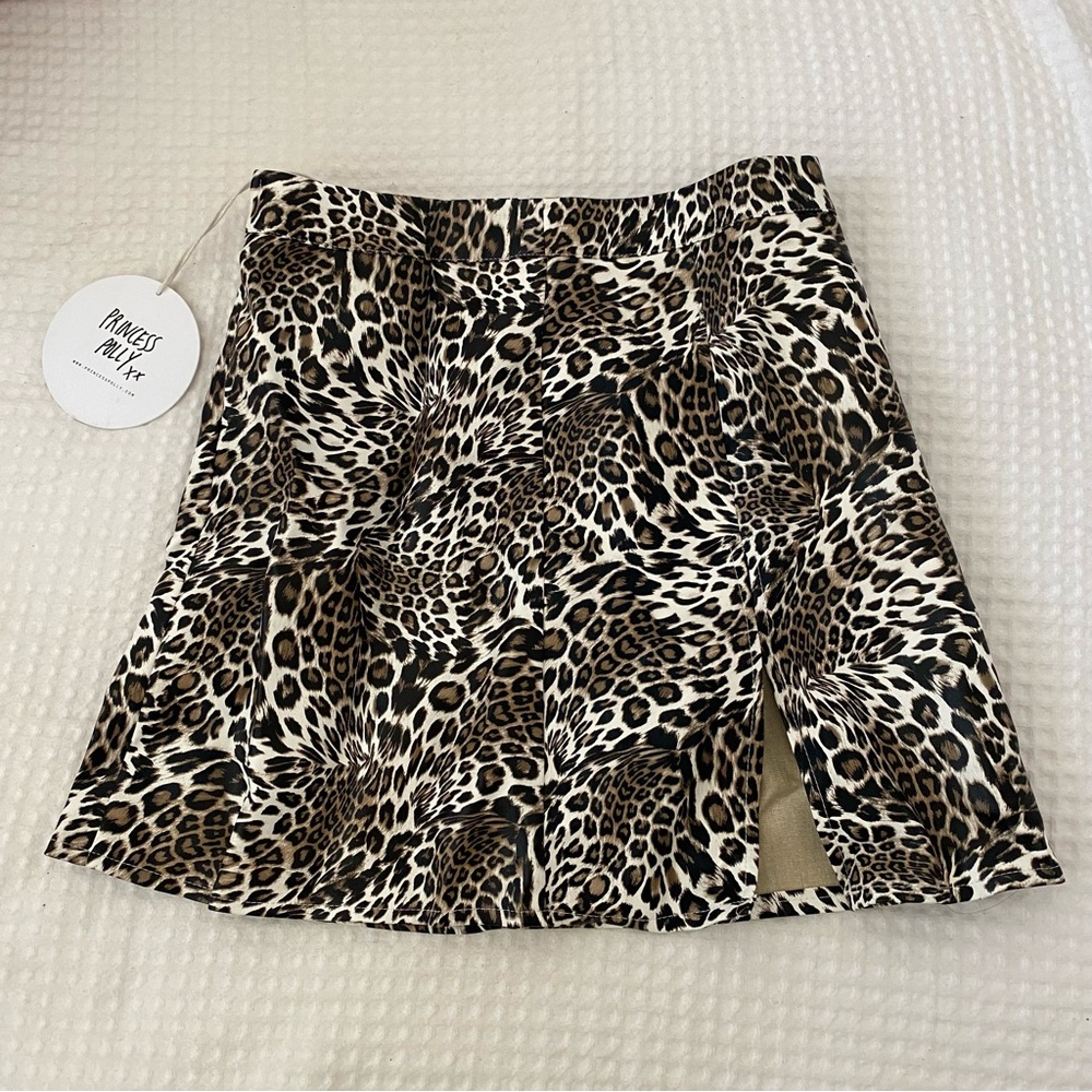 Princess Polly Samira Leopard Mini Skirt